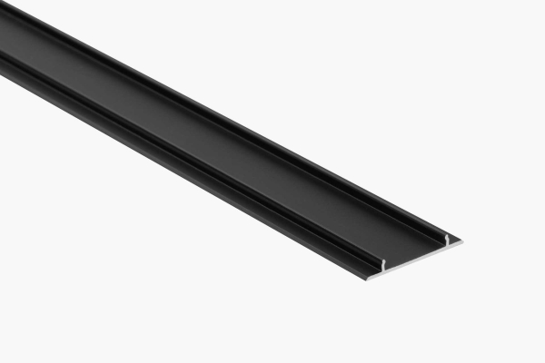 ALUMINIUM LED Profil VAREO Abhängplatte 2m schwarz