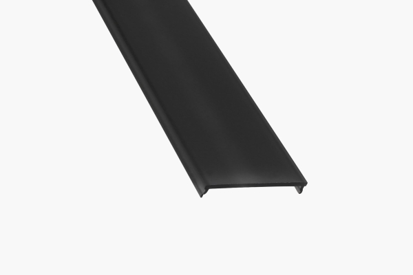 ALUMINIUM LED Profil VAREO Cover schwarz 2m
