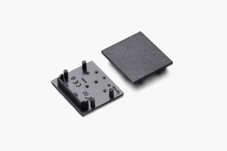 ALUMINIUM LED Profil VAREO ABS Endkappe V2 schwarz