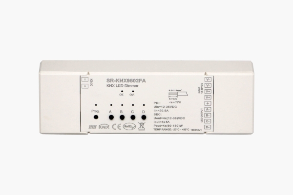 SMARTLED SR-KNX9502FA KNX Dimmer 4x5A