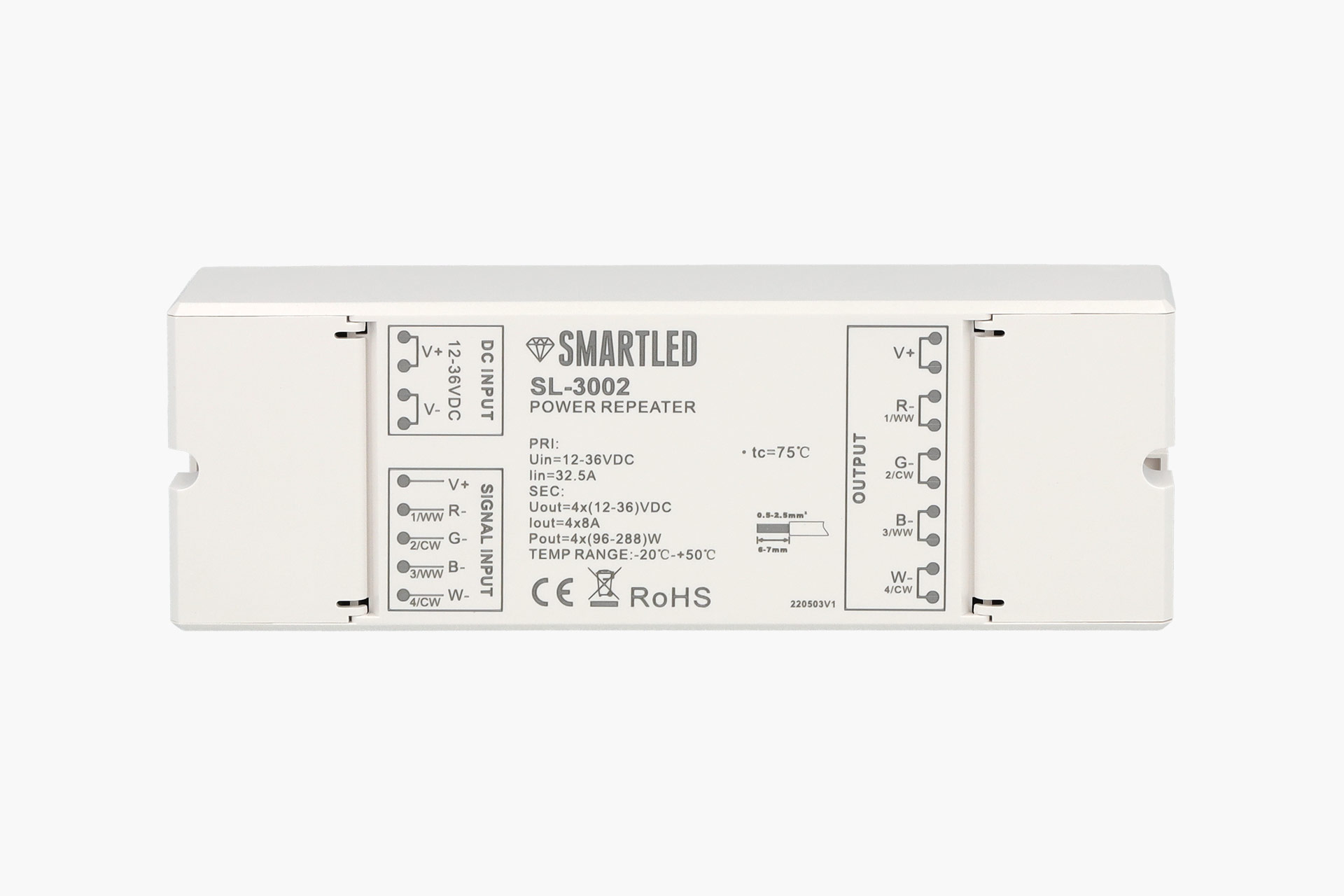 SMARTLED SR-3002 Power Repeater 4x8A